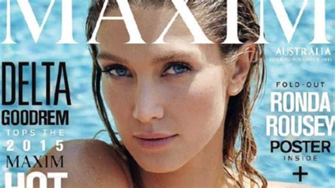 delta goodrem hot|Delta Goodrem poses topless for Maxim magazine as she tops。